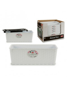 Jardinera Blanco Natural