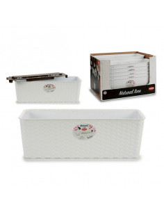 Blumenkasten Weiß natürlich