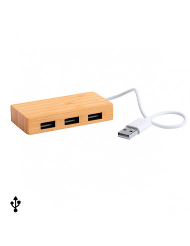 Puerto USB 2.0 Bambú 146518