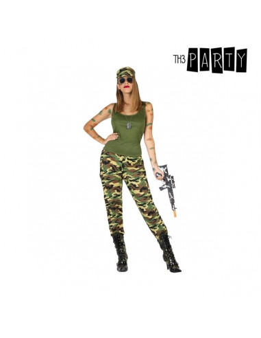 Disfraz para Adultos Militar Verde (3...