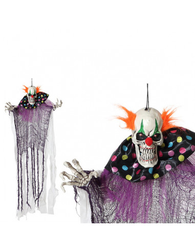 Hänge-Clown Halloween (120 x 80 x 10 cm)