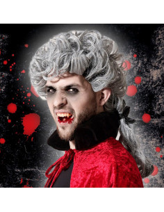 Peluca para Halloween Gris