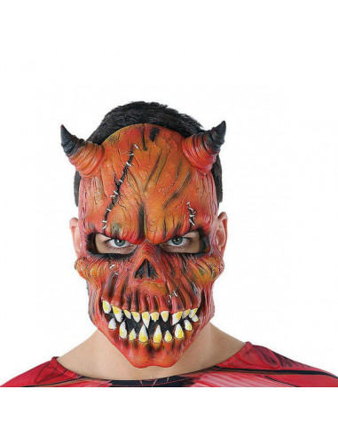Máscara Halloween Demonio Esqueleto...