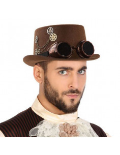 Hut aus Polyester Steampunk...