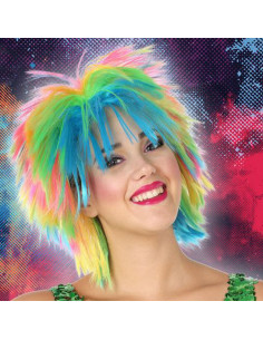 Peluca Multicolor