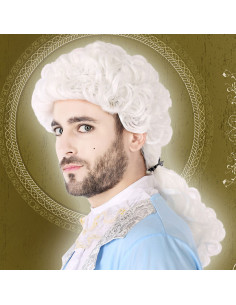 Peluca de Época Hombre Blanca