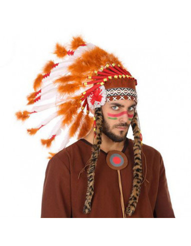 Indianer-Kopfschmuck Braun