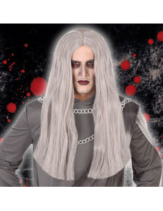 Halloween Perücke Grau 117697