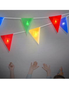 Guirnalda LED Banderines (8...