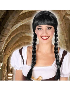 Perücke mit Zöpfen 116812 2