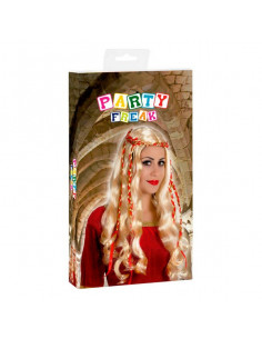 Perücke mit Zöpfen Blond 2