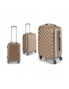 Maleta de Cabina Beige ABS...