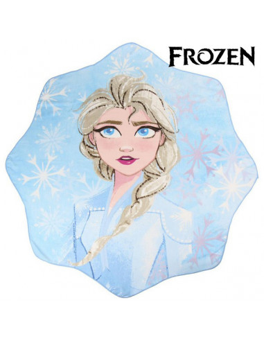 Strandbadetuch Elsa Frozen 75511 Blau