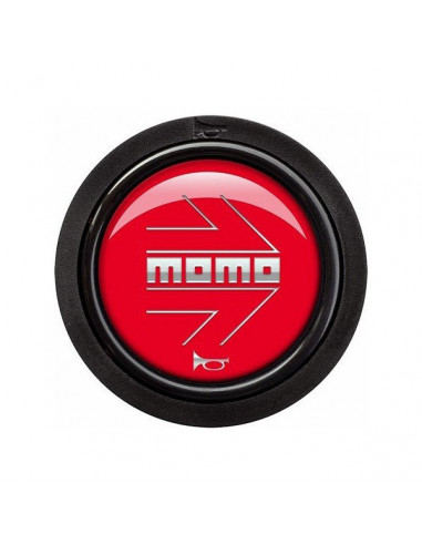 Pulsador Momo ARROW Volante Negro/Rojo
