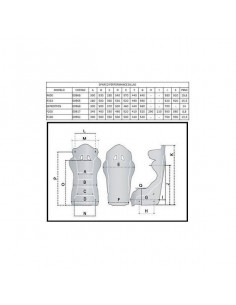 Sitzplatz Sparco 00961NRSKY... 2