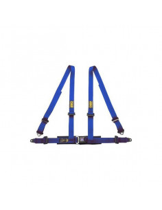 4-Punkt-Gurt OMP Road 4 Blau