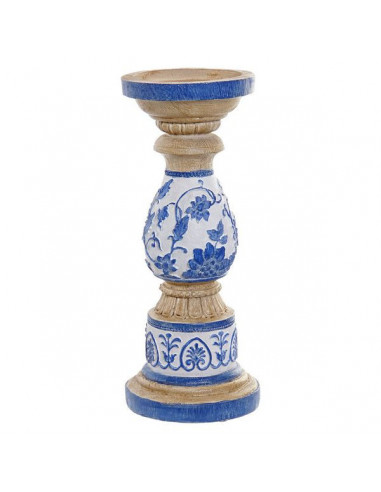 Candelabro DKD Home Decor Blue Etnich...