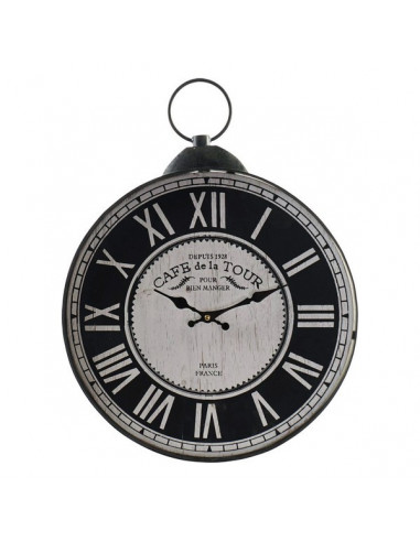 Reloj de Pared Dekodonia Negro Metal...