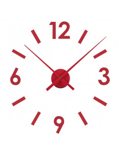 Wanduhr PP Rot