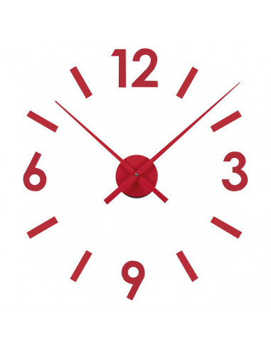 Reloj de Pared Polipropileno Rojo