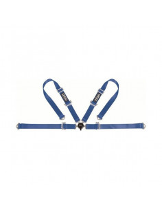 4-Punkt-Gurt Racing Blau