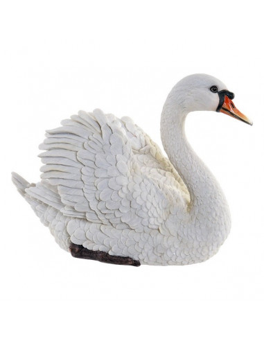 Escultura DKD Home Decor Cisne Blanco...