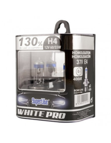 Autoglühbirne Superlite White Pro H4...