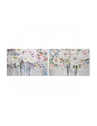 Bild DKD Home Decor Blomster Bunt (2...