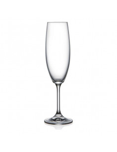 Copa achatada champán y...