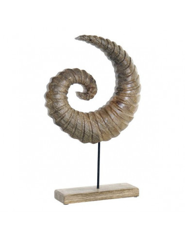 Deko-Figur DKD Home Decor Horn Metall...