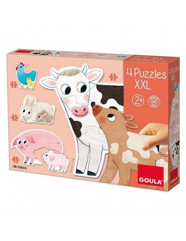 Puzzle: Tiere Xxl Diset (18 pcs)