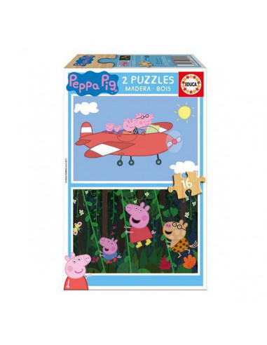 Puzzle Peppa Pig Educa (16 pcs)