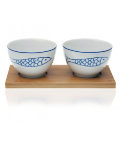 Sæt med skåle Fisch aus...