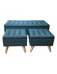 Banqueta Baúl (3 Piezas)