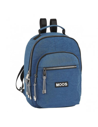 Lässiger Rucksack Moos Jeans Marineblau