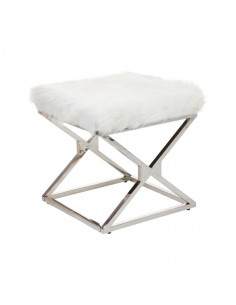 Banqueta Blanco Plata (45 x... 2