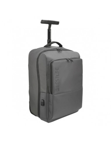 2-Rad Laptop Trolley Grau