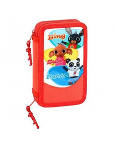 Plumier Doble Blanco Rojo...