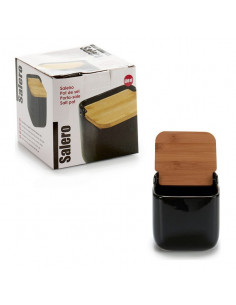 Salero con Tapa Negro (11,5...