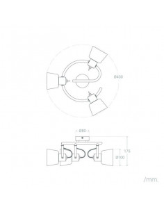 Deckenlampe Ledkia Tivo 3... 2