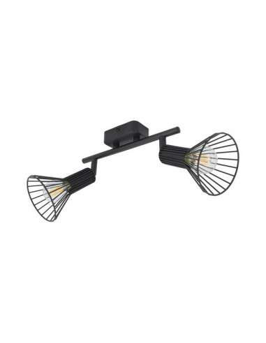 Deckenlampe Ledkia Royal 2 Schwarz 25...