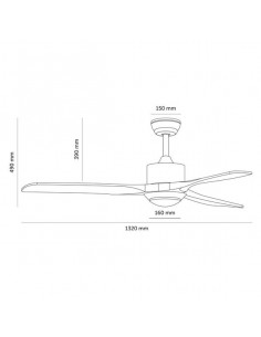 Deckenventilator mit Lampe... 2