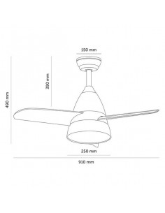 Ventilador de Techo con Luz... 2