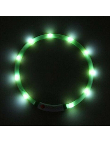 Collar Verde Luz LED (Reacondicionado...