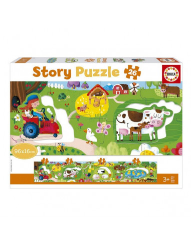 Puzzle Baby Granja Story Educa (26 pcs)