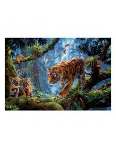 Puzzle Tigres en el Árbol... 2