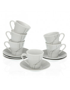 Set aus 6 Teetassen mit...