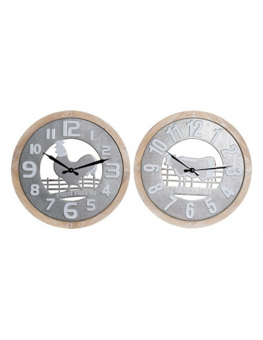 Reloj de Pared DKD Home Decor Farm...