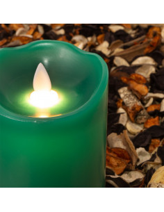 LED Kerze Ledkia grün 0,06 W 2