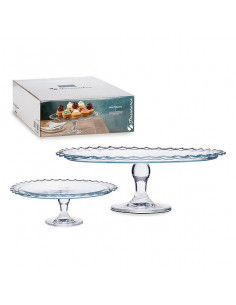 Kuchenplatte Glas Wellen 2